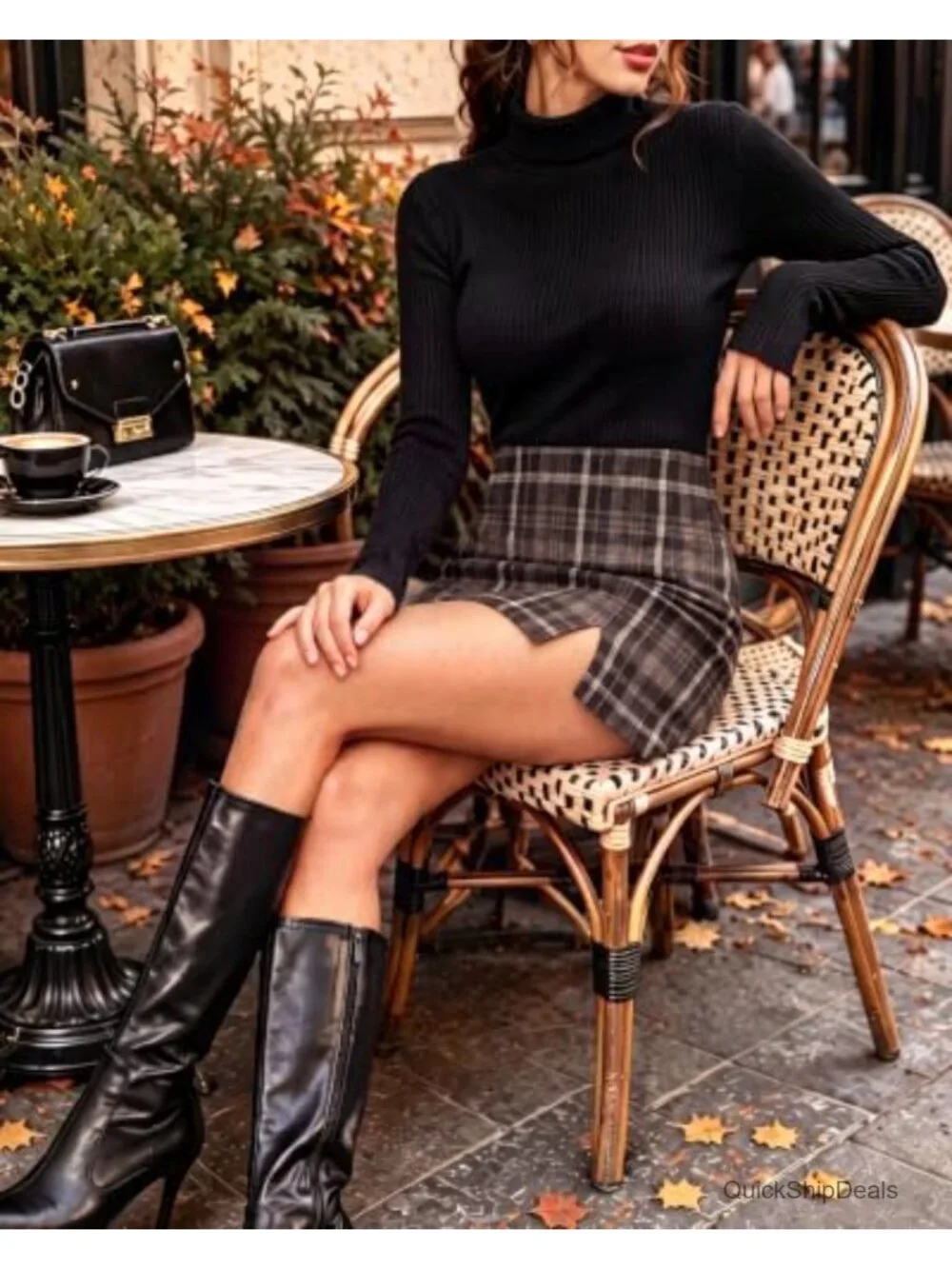 N/A women plaid